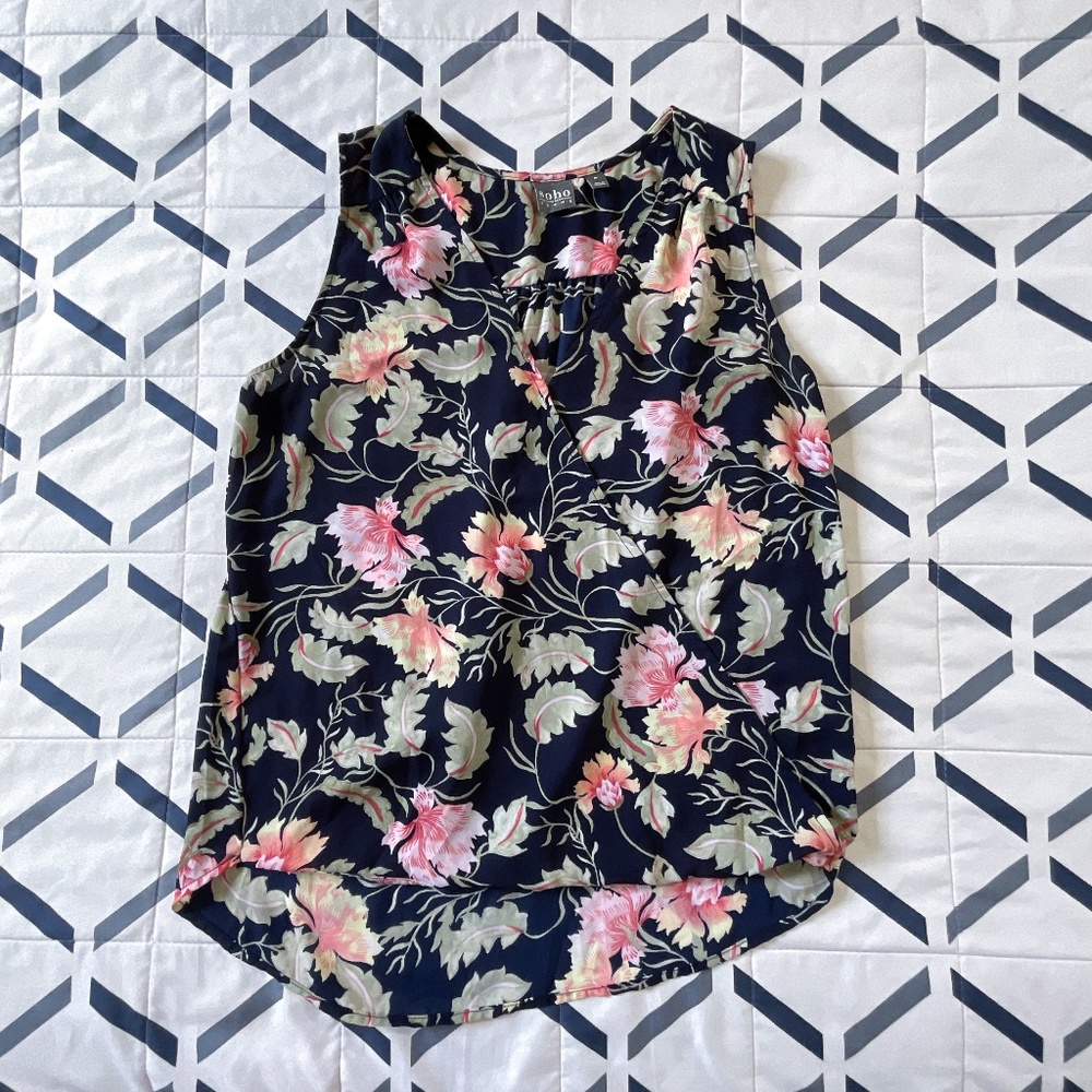 NY&C Floral Tank Blouse